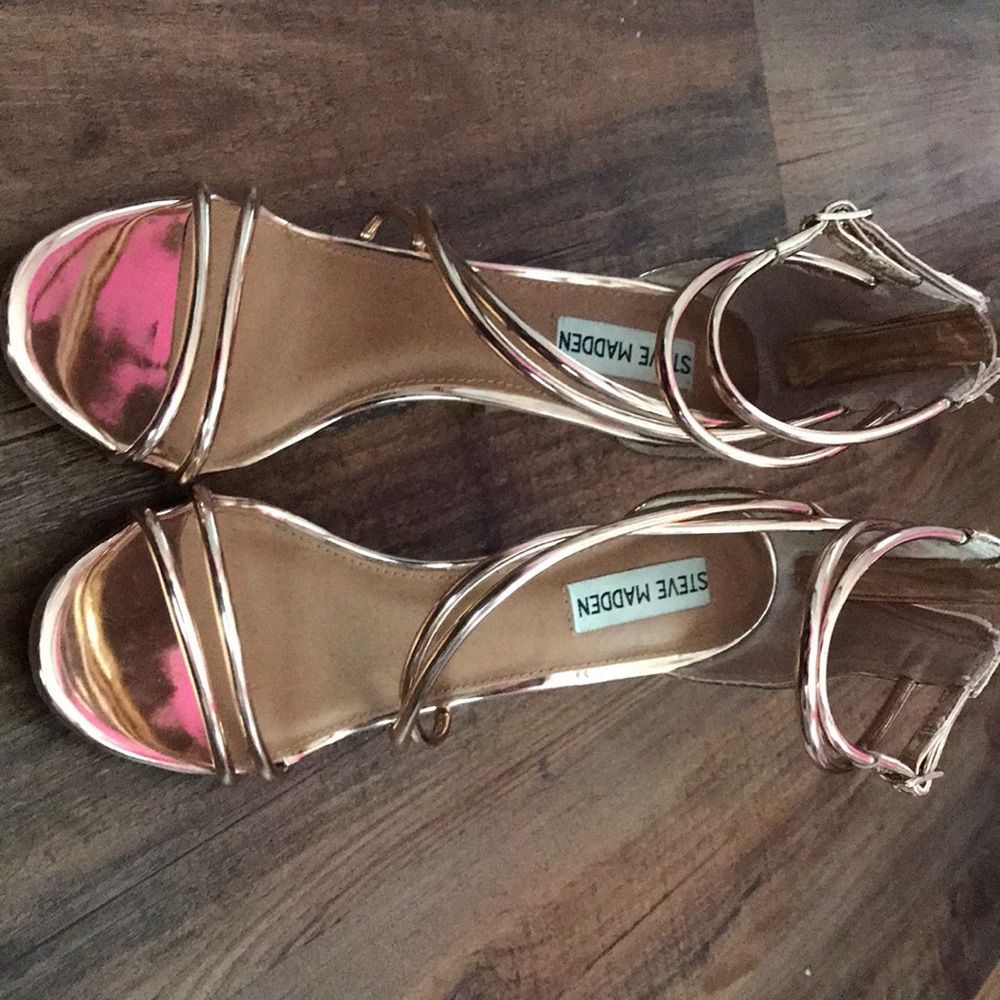 Rose gold heels